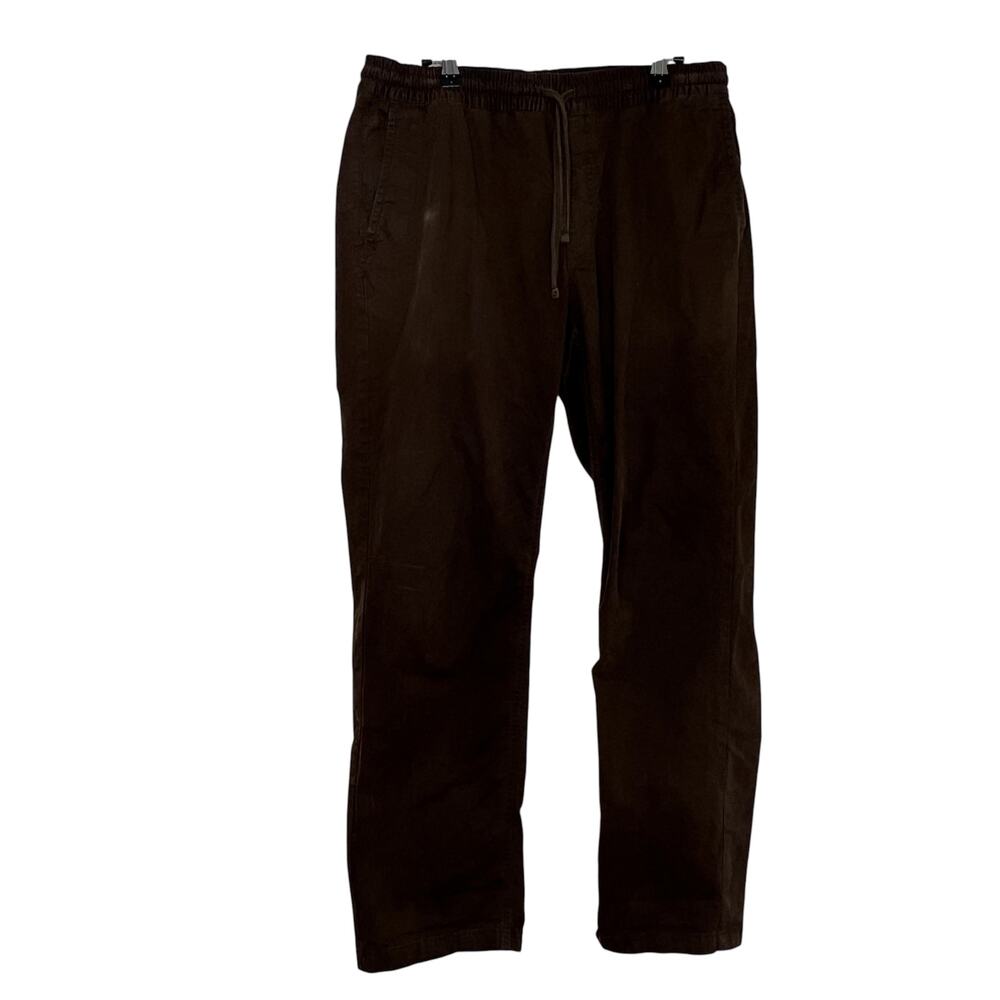Vans Range Elastic Relaxed Fit Brown Pull String Pant Size Medium